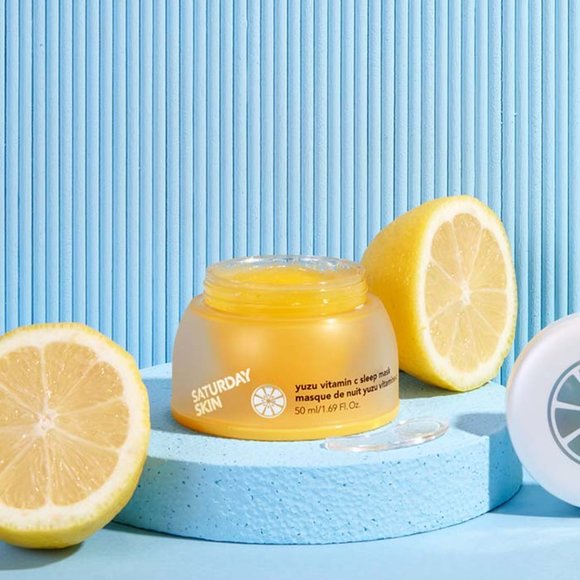 New Saturday Skin Yuzu Vitamin C Sleep Mask - Picture 3 of 5